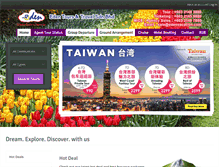 Tablet Screenshot of edenvacation.com
